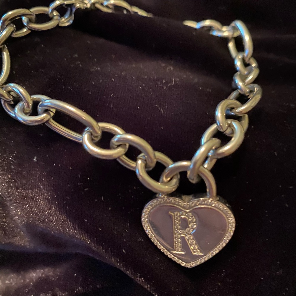 Initial "R" bracelet